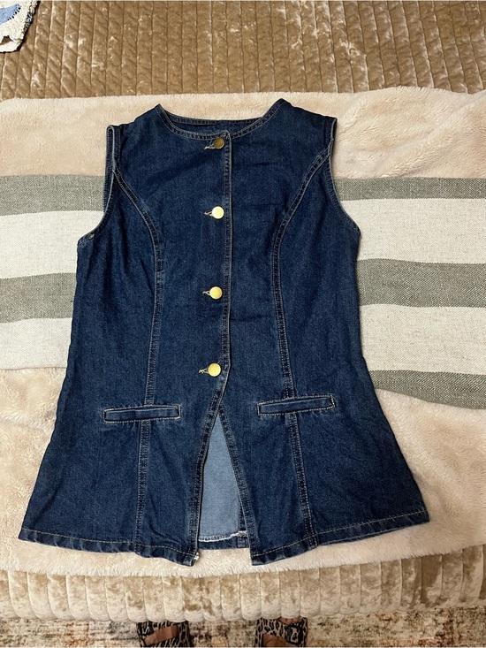 Source unknown Jackets & Blazers - Ladies denim vest - size small